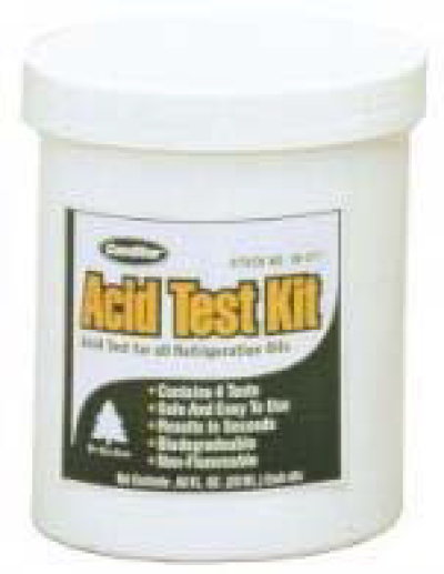 Test of reagent - acid for compressor oils